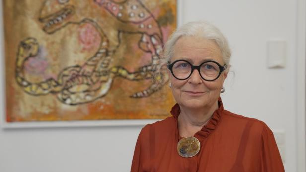 Adelheid Kastner in ihrem Büro