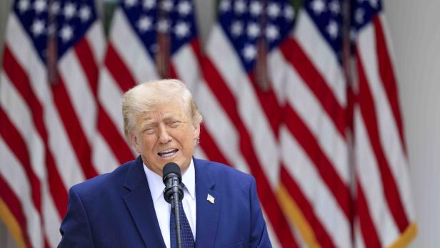 US President Donald J. Trump delivers remarks on Trump Accounts