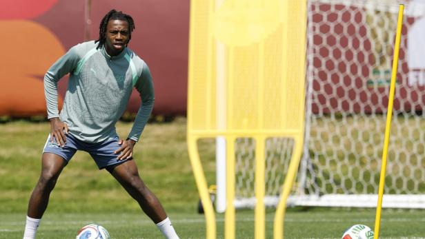 Manzambi beim Training