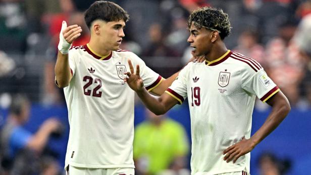 Pau Cubarsi (links) und Lamine Yamal (rechts)