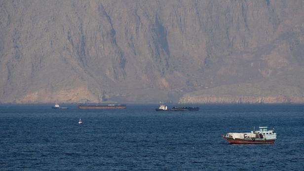 FILE PHOTO: FILE PHOTO: Tankers and other vessels in the Strait of Hormuz off the coast of Musandam