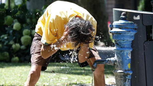 Hot weather in Croatia