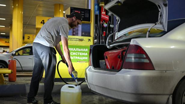 Tanken in Omsk