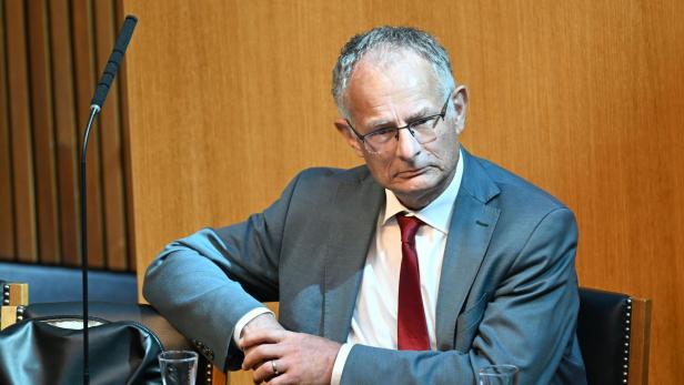 Finanzminister Marterbauer im Parlament