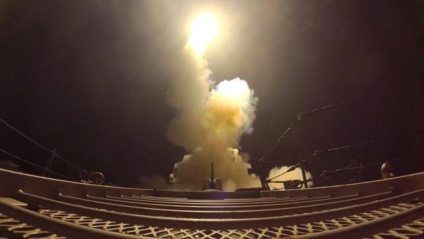 Explosions at an unknown location, following what U.S. Central Command (CENTCOM) said were strikes on Iran