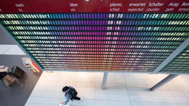 Verdi-Warnstreik bei Lufthansa · Dresden