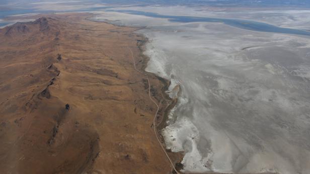 FILE PHOTO: Drought conditions persist on the Great Salt Lake