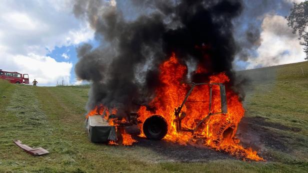 Mähdrescherbrand Pierbach