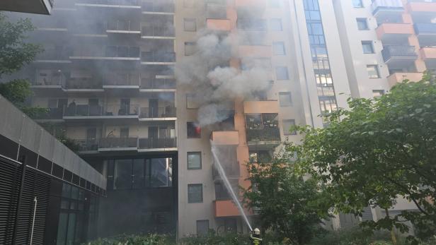 Wohnungsbrand in Meidling