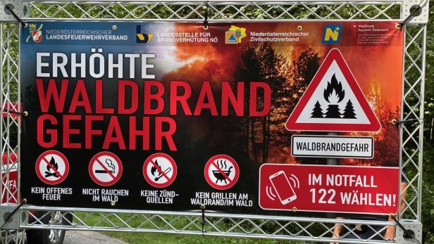 Warnung vor Waldbrand-Gefahr