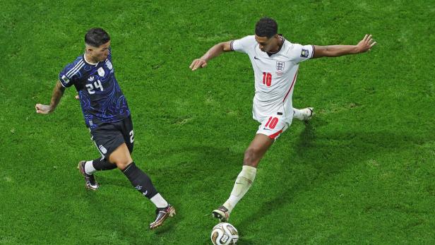 Eine Szene aus Argentinien gegen England