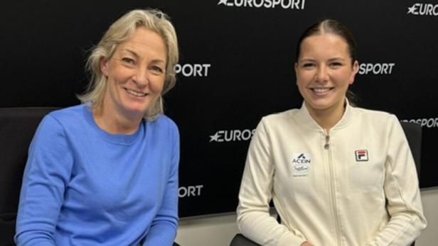 Ida Wobker mit Trainerin Barbara Rittner