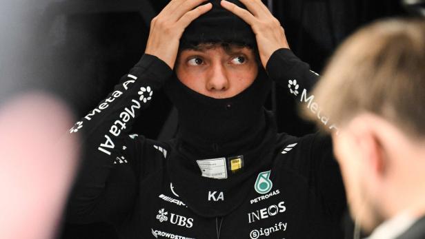 Kimi Antonelli in der Box