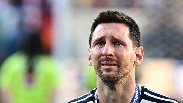 Emotionen bei Lionel Messi 