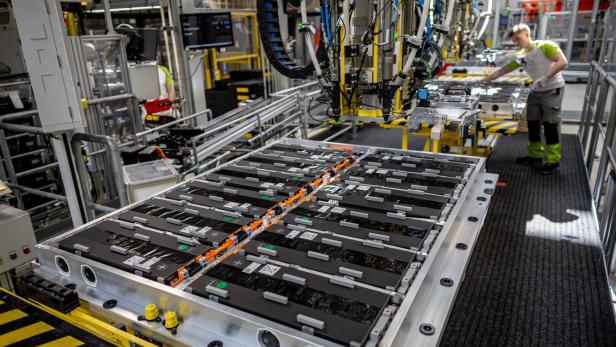 Automobile production at Czech Republicís Skoda plant