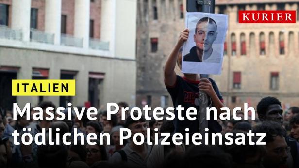 Mann stirbt bei Polizeieinsatz – Proteste in ganz Italien