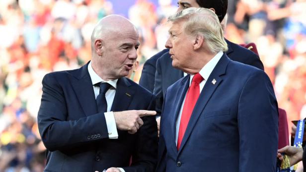 Fifa-Chef Infantino und US-Präsident Trump