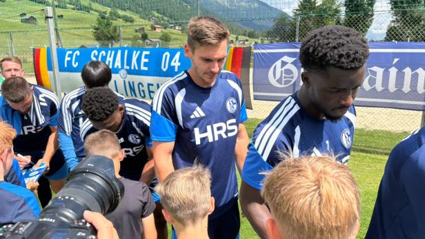 Maximilian Wöber am Schalke-Trainingslager im Stubaital