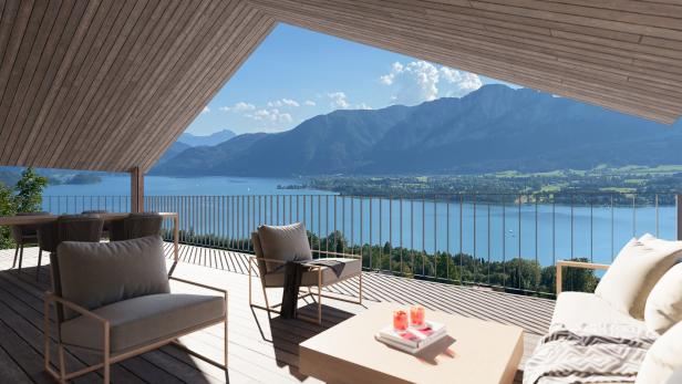 Villa mit Mondsee-Blick um 2,2 Mio Euro