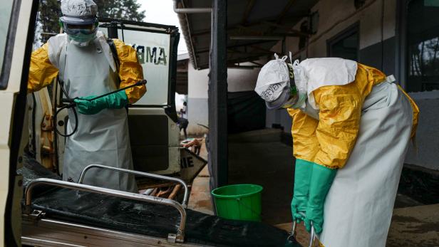 Ein Ebola-Isolationszentrum von Ärzte ohne Grenzen (MSF) in der Stadt  Butembo in der Provinz Nord-Kivu. 