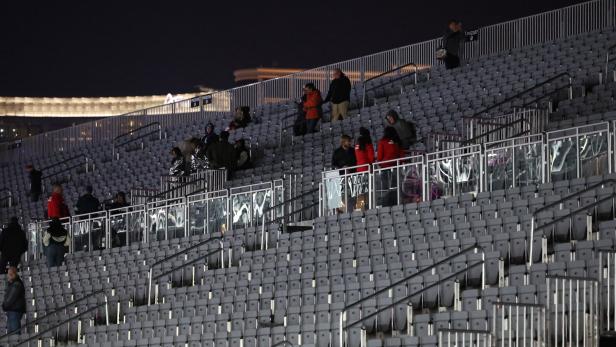 Leere Tribünen im Jahr 2023 in Las Vegas