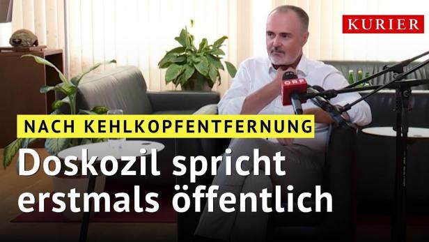 Doskozil spricht erstmals öffentlich nach Kehlkopfentfernung