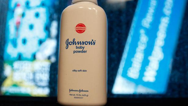 FILE PHOTO: A bottle of Johnson's Baby Powder is seen in a photo illustration taken in New York