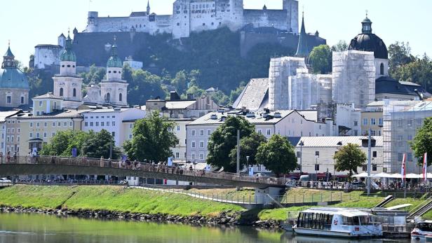 Schiffahrt auf der Salzach.