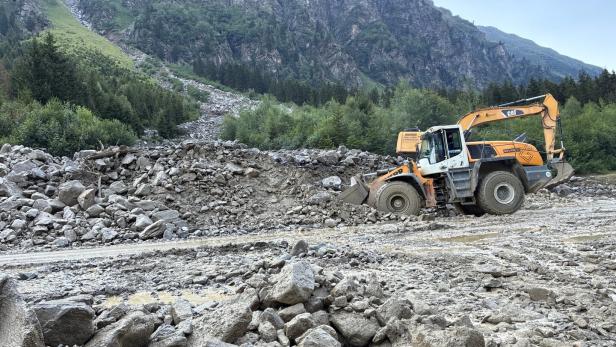 ++ HANDOUT ++ TIROL: AUFRÄUMARBEITEN NACH MURENABGÄNGEN IM PITZTAL