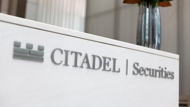 FILE PHOTO: The Citadel Securities logo is seen at their offices in Manhattan, New York City