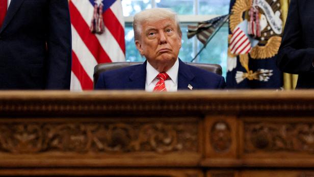 FILE PHOTO: U.S. President Trump announces trade deal with the U.K., at the White House in Washington