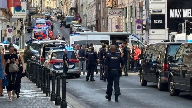 Polizei im Großeinsatz