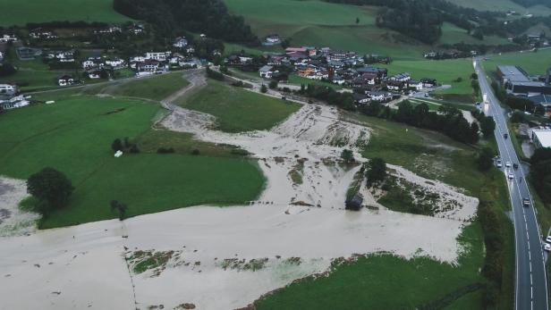 SALZBURG: UNWETTER IM PINZGAU