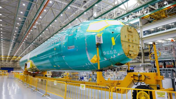 Production at Boeing Everett Factory