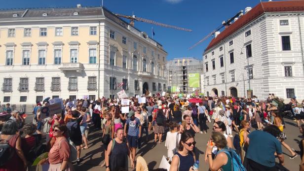 Demo Frauen Wien Ballhausplatz
