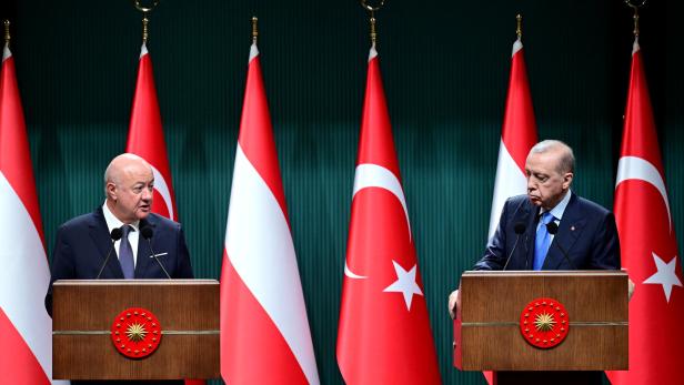 BK STOCKER (ÖVP) IN DER TÜRKEI: PK MIT ERDOGAN