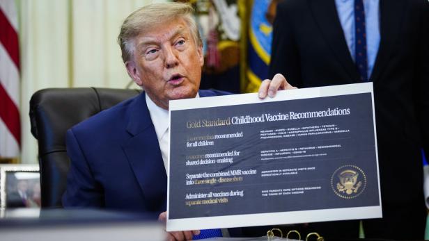 US President Trump signs executive order on childhood vaccines