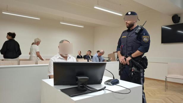 Der 61-jährige Angeklagte beim Prozess