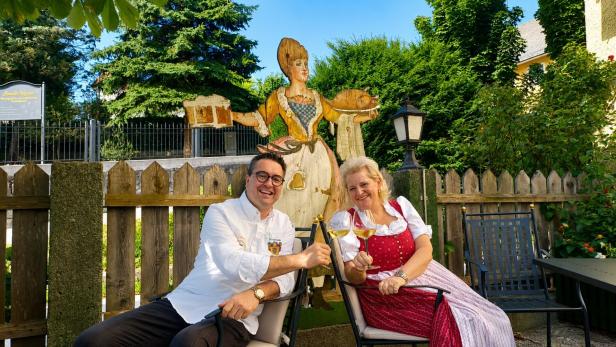 Ein perfektes Team: Spitzenkoch Harald Huber und seine Frau Andrea, eine Durch-und-durch-Gastgeberin. 