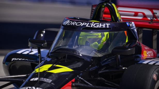 Mick Schumacher in seinem Cockpit
