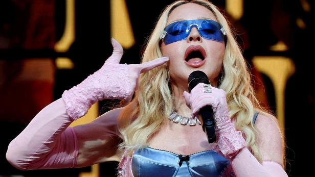 FILE PHOTO: Madonna performs during a surprise concert in New York City
