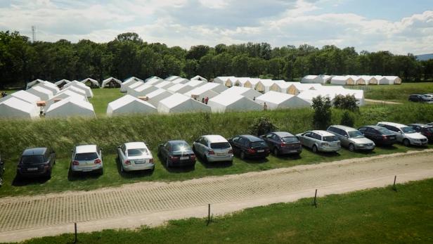 Zeltlager für Flüchtlinge