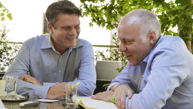 Hannes Rauch (ÖVP) und Stefan Wallner (Die Grünen) im Doppelinterview. Wien 17.07.2013