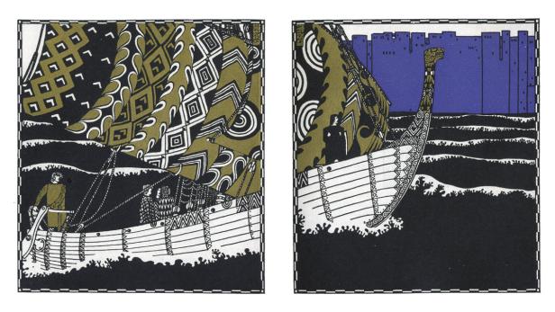 Carl Otto Czeschka – Franz Keim, Die Nibelungen. Dem deutschen Volke wiedererzählt von Franz Keim. Gerlach, Wien und Leipzig, 1908