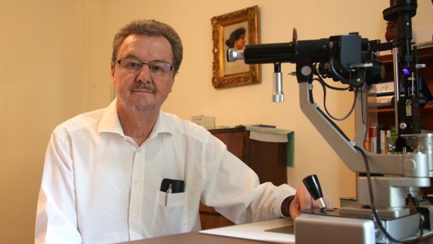 Univ.-Prof. Michael Radda hat 22 Jahre lang die Augenabteilung im Donauspital geleitet.