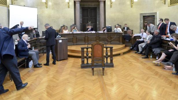 Verhandlungsbeginn am Straflandesgericht Wien.