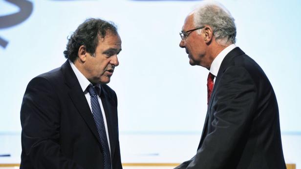 Gegner: Platini und Beckenbauer – oder Franzosen gegen Deutsche.