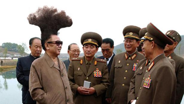 Kim Jong-Il im Photoshop