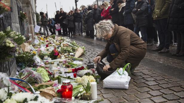 Gedenken an die Opfer des Charlie Hebdo Anschlags