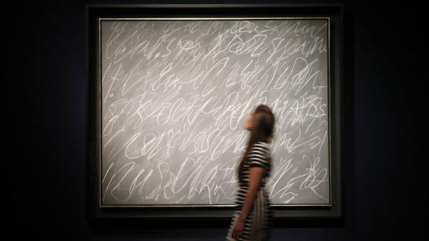 Sotheby&#039;s gelang ein Auktionsrekord für Cy Twomblys Bild &quot;Untitled&quot;.